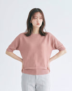 「3色」S-XL 寬鬆落肩羅紋針織衫