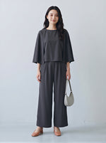 「秋季新品 」「多色」S-2XL 品質兩件式 斗篷袖上衣+長褲 套裝