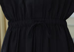 「秋季新品 」 S-2XL  V領收腰中長洋裝