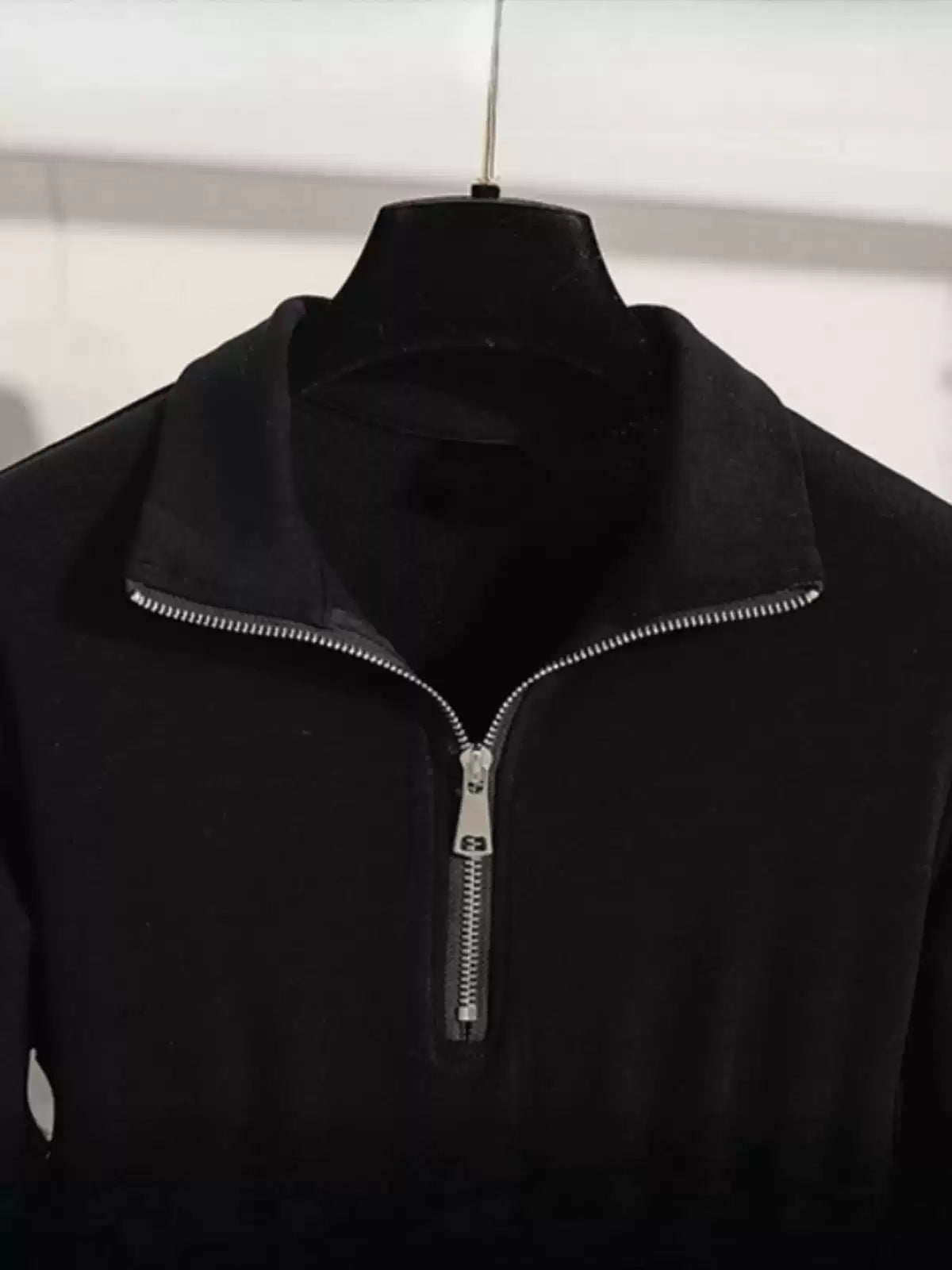 「秋季新品 」「兩色」S-XL 收腰拉鍊大擺Polo領洋裝