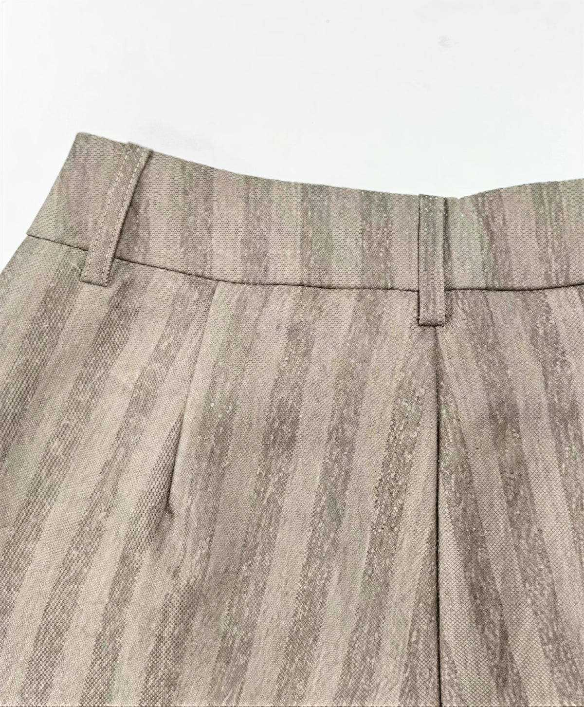 「秋季新品 」「2色」S-L 高腰打褶寬褲