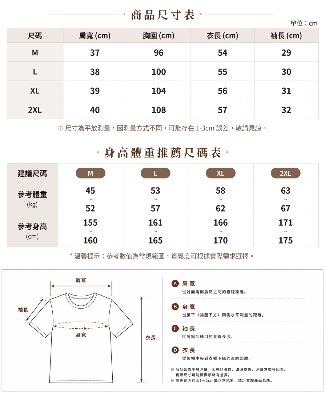 M-2XL 純棉甄選 | 淺藍條紋荷葉邊領襯衫 size chart 1