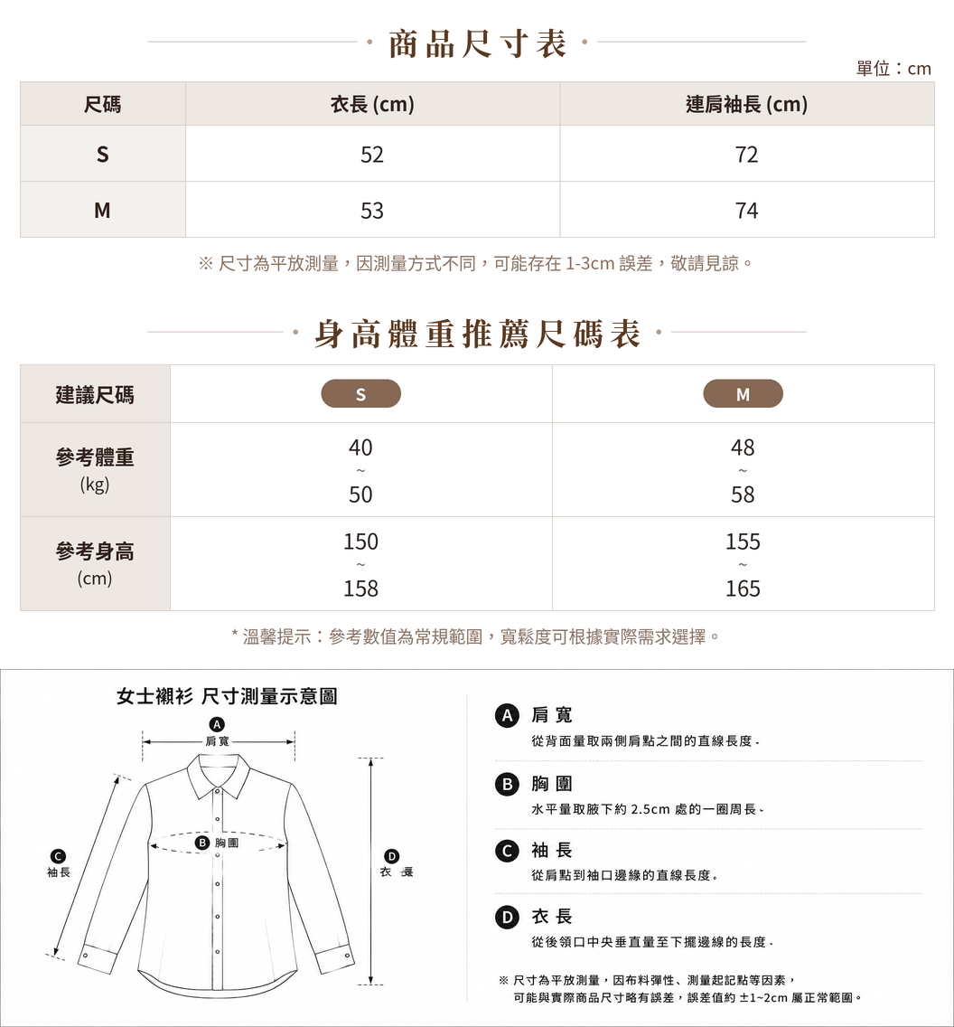 V領荷葉百褶滾邊綁帶泡泡袖襯衫 size chart 1
