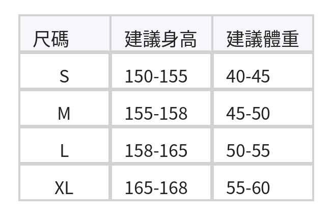 立體壓褶荷葉袖蛋糕襯衫 size chart 1