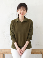 「秋季新品 」「多色」針織馬甲背心假兩件襯衫