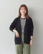 「秋季新品 」「3色」寬鬆落肩大口袋針織開襟衫