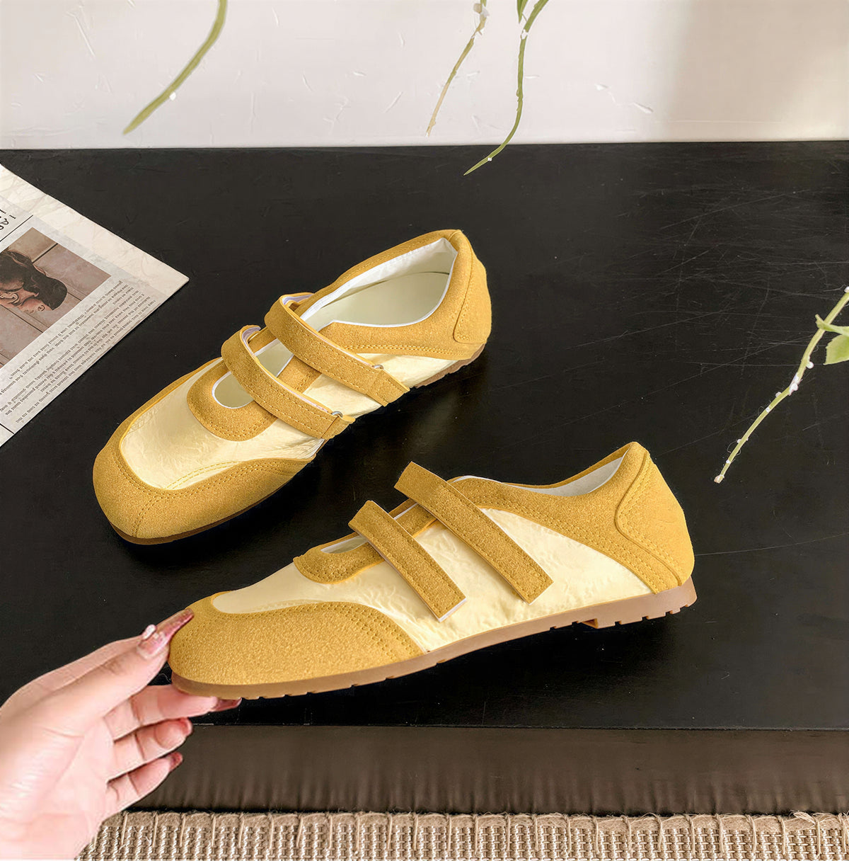 「多色」雙搭帶 圓頭 軟底瑪莉珍鞋