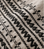 橫向刺繡拼接直筒無袖背心洋裝
