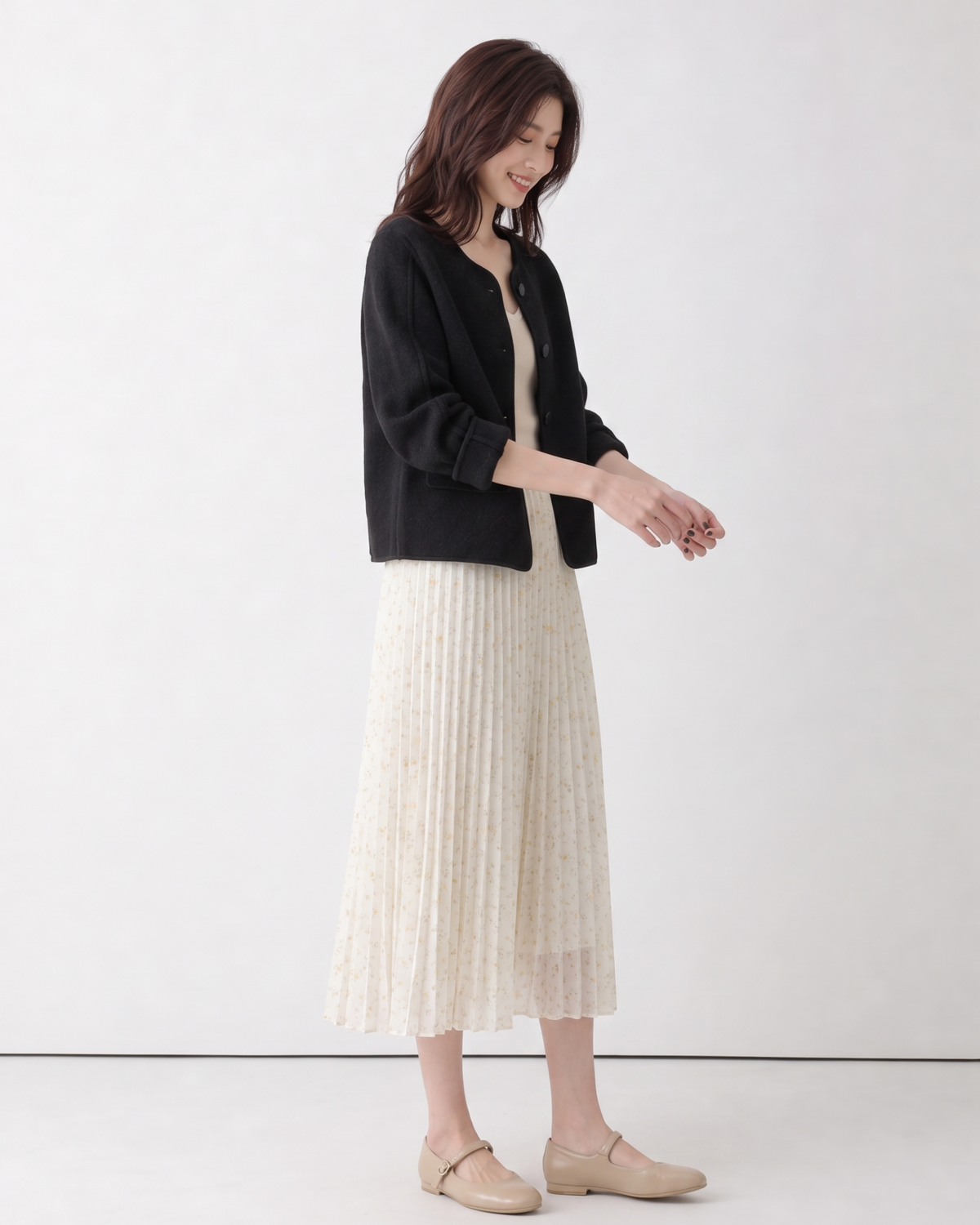 「兩色」「秋季新品 」 S-2XL 撞色滾邊圓領短版開襟衫