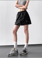 S-XL 鬆緊抽繩A字短裙