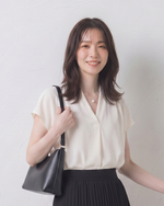 V領落肩無袖褶裥襯衫
