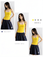 S-XL 修身顯線條工字背細肩帶背心
