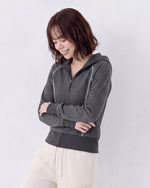 「秋季新品 」S-XL 條紋連帽拼線衛衣