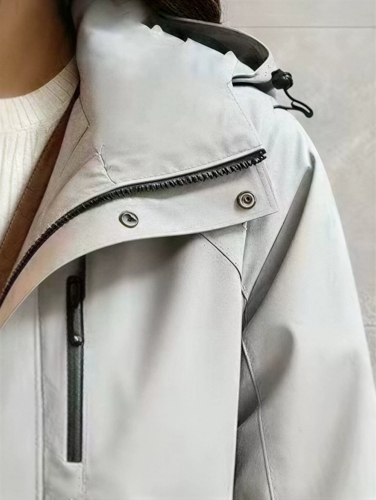 「秋季新品 」「兩色」S-2XL 連帽短版立體剪裁機能外套