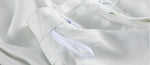 「秋季新品 」S-XL 白色高腰寬褲拖地牛仔褲