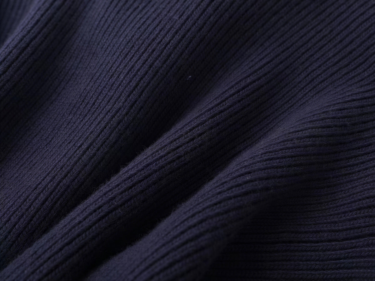 「秋季新品 」 S-2XL 牛仔拼接立領假兩件針織外套
