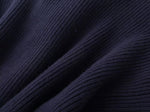 「秋季新品 」 S-2XL 牛仔拼接立領假兩件針織外套