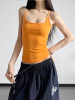 S-XL 修身顯線條工字背細肩帶背心