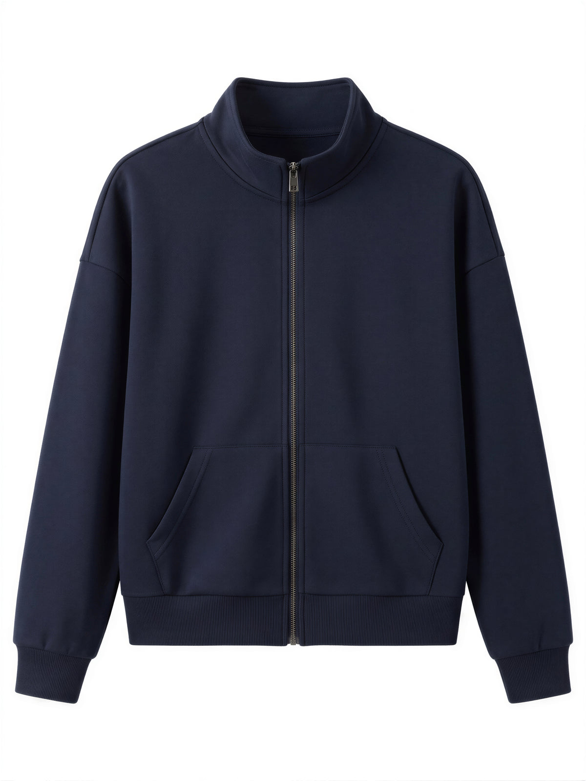 「秋季新品 」立領寬鬆拉鍊連帽外套