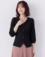 「秋季新品 」 S-XL V領收腰不規則下襬襯衫