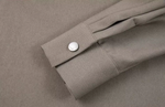 「秋季新品 」S-XL 收腰繫帶立領襯衫洋裝