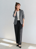 「3色」S-3XL 單釦修身七分袖 | 翻袖西裝外套