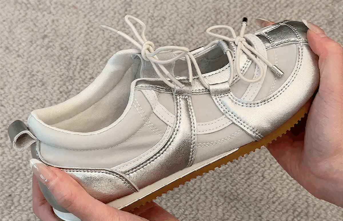 「兩色」「秋季新品 」拼接綁帶 復古薄底 德訓鞋