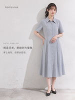 自帶清冷感 | 法式設計感洋裝小眾氣質襯衫裙
