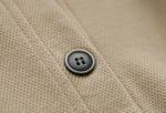 「兩色」「秋季新品 」M-2XL 翻領單排扣寬鬆外套