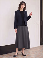 「秋季新品 」「兩色」S-2XL 品質圓領短版收腰西裝外套