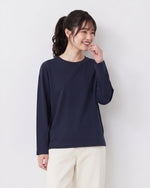 「4色」S-4XL 圓領落肩寬鬆長袖T恤