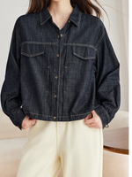 「秋季新品 」 M-2XL 舒適挺版 | 翻領短版襯衫