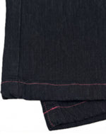 「秋季新品 」S-XL 高腰寬褲撞色車線牛仔褲