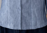 「秋季新品 」「3色」收腰短版泡袖襯衫