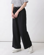 「多色」S-3XL 夏季棉麻寬鬆闊腿褲  高腰拖地褲直筒長褲