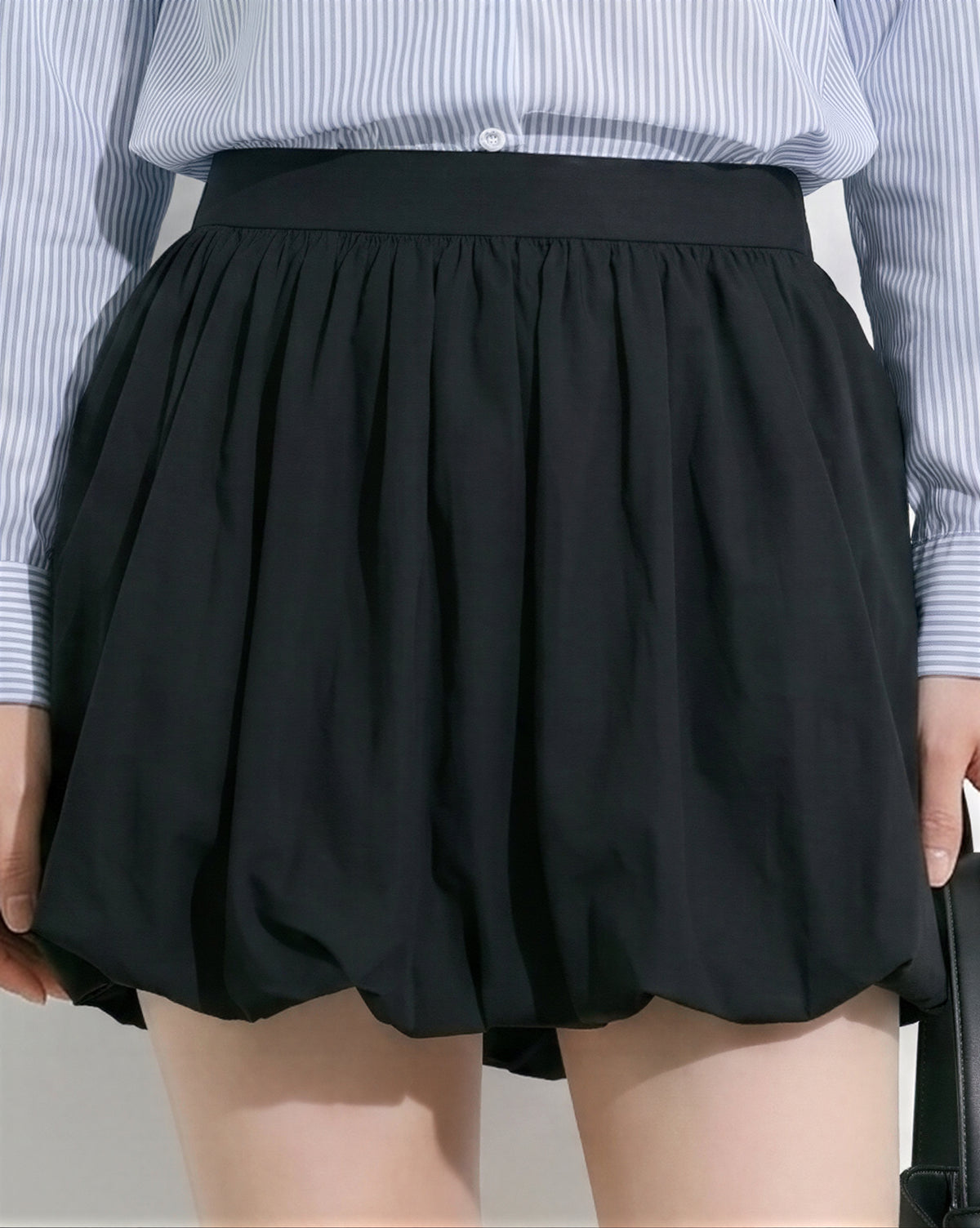 高腰燈籠抓皺澎澎裙