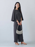 「秋季新品 」「多色」S-2XL 品質兩件式 斗篷袖上衣+長褲 套裝