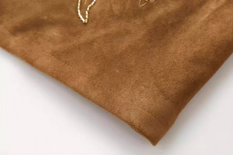 「秋季新品 」M-2XL 刺繡鏤空V領背心