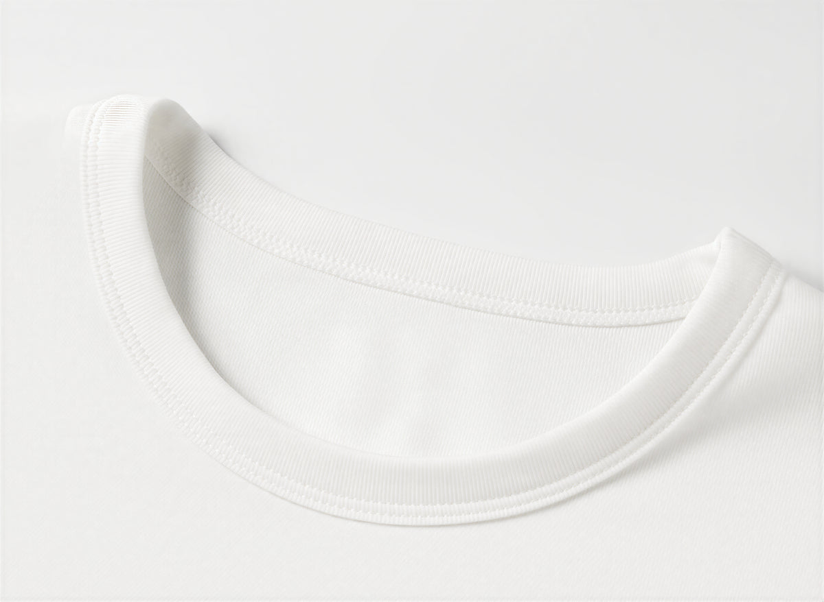 「多色」「秋季新品 」S-4XL 日系基本款休閒正肩 純色圓領收腰顯瘦長袖T