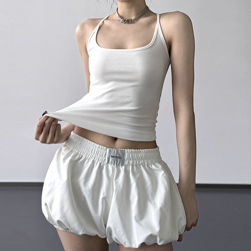 S-XL 修身顯線條工字背細肩帶背心