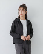 「秋季新品 」「兩色」連帽抽繩短版衝鋒外套