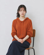 「秋季新品 」大碼寬鬆落肩抽繩連帽衛衣