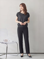 夏日冰涼天絲 | 鏤空拼接閃感寬鬆針織衫