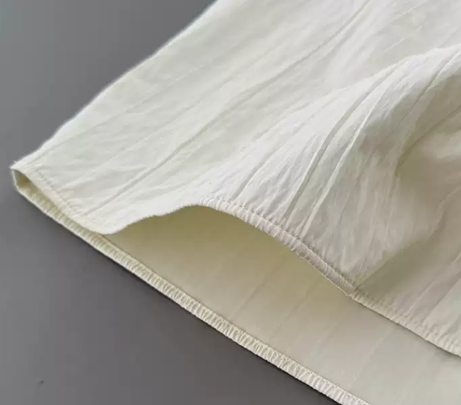 「兩色」「秋季新品 」M-XL 抓皺蓬感高腰半身裙