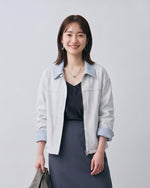 S-XL 撞色翻領 | 短版夾克