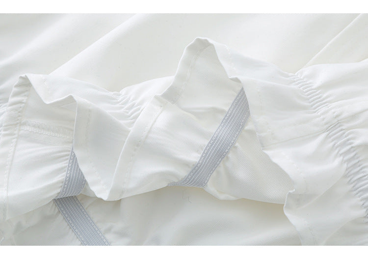 鬆緊收擺寬鬆廓形花苞裙