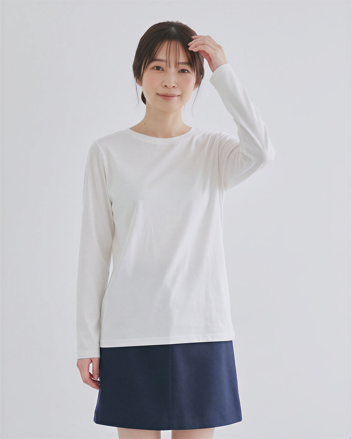 「秋季新品 」「多色」基本款寬鬆版型 棉 100%圓領直筒寬鬆長袖T恤