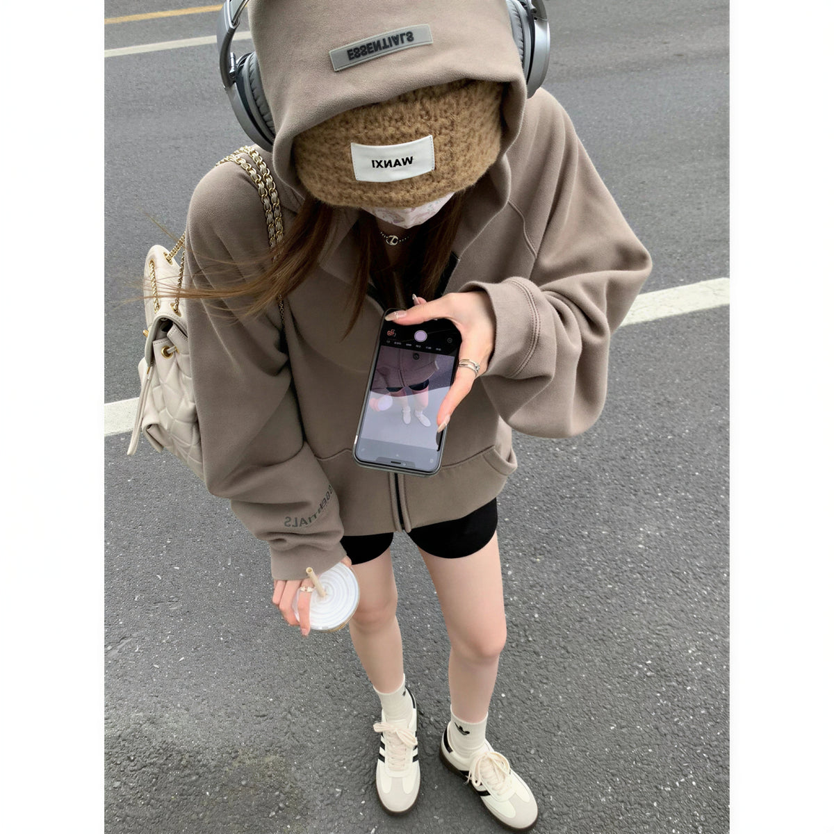 復古德訓風 三條紋拼接 低筒休閒運動板鞋