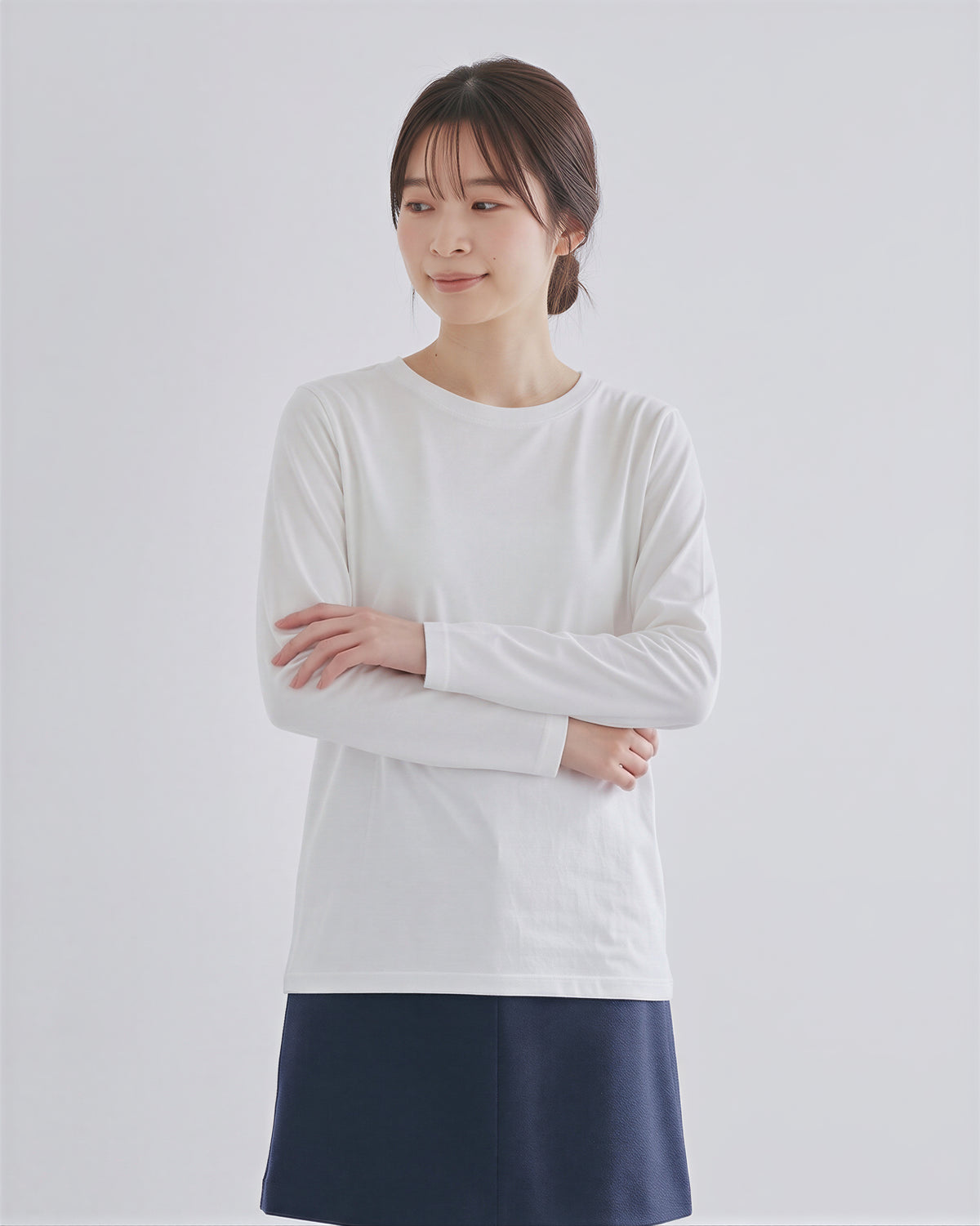 「秋季新品 」「多色」基本款寬鬆版型 棉 100%圓領直筒寬鬆長袖T恤