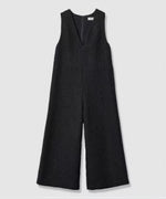 「秋季新品 」「兩色」V領寬褲連身褲
